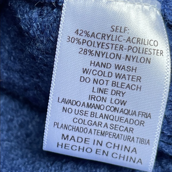 & Merci En Merci The Huxley Sweater cardigan in navy Size M - Picture 9 of 9